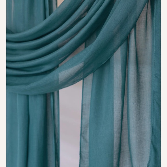 VELA Scarves - Meadow Teal - Standard Size - Picture 4 of 4